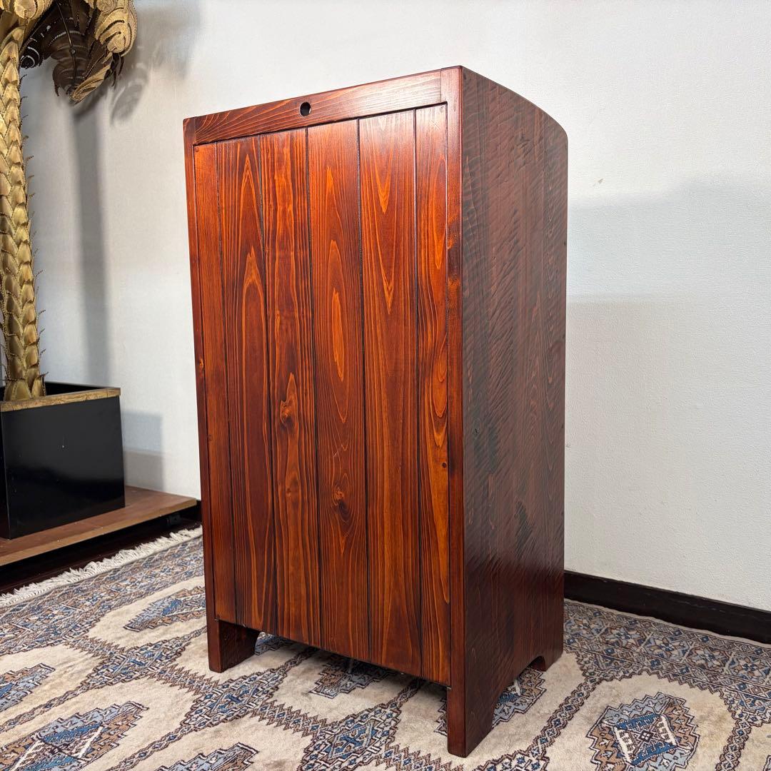 矢澤金太郎 引出し電話台 指物家具 無垢材 箪笥 引き出し 収納 チェスト