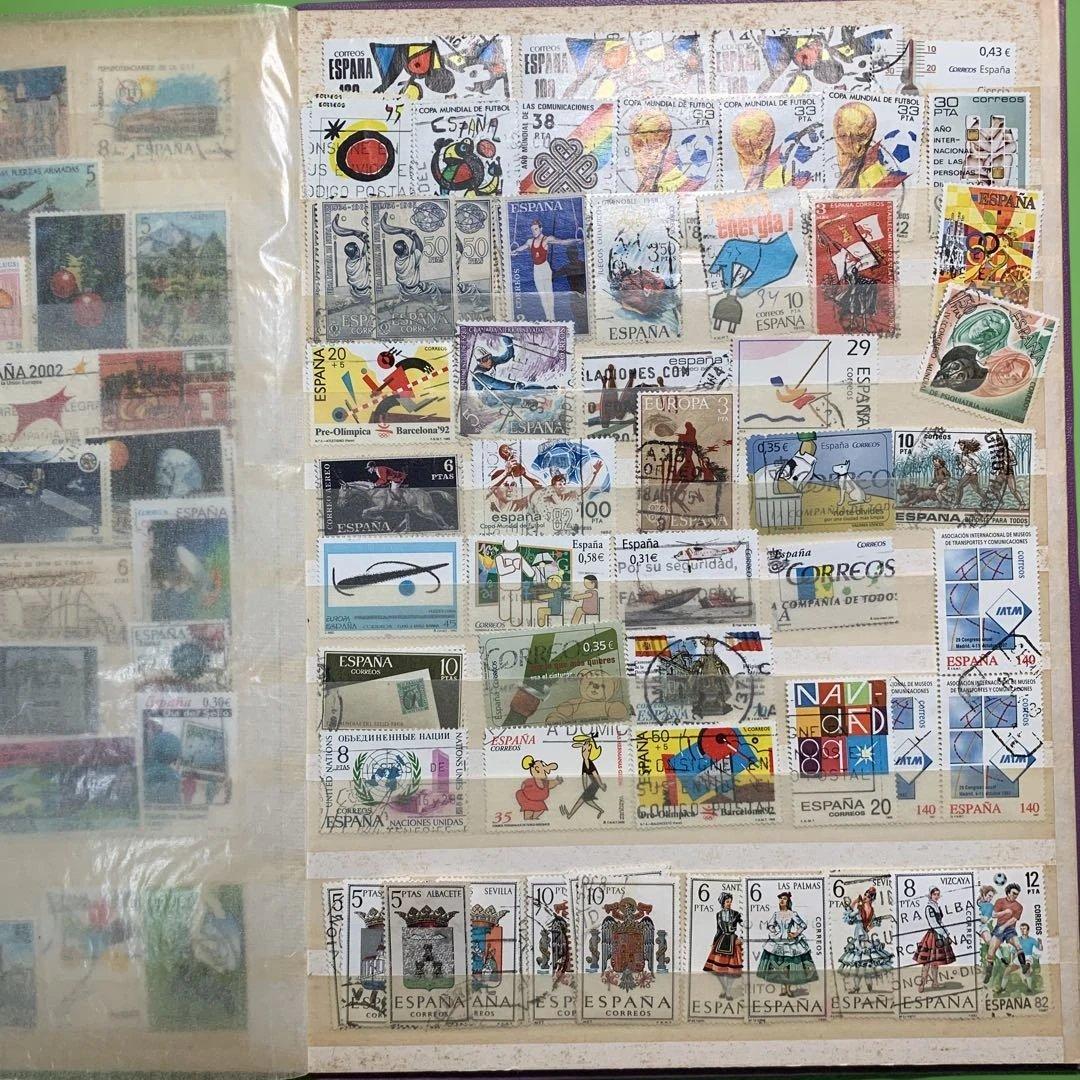 322 スペインの使用済み切手