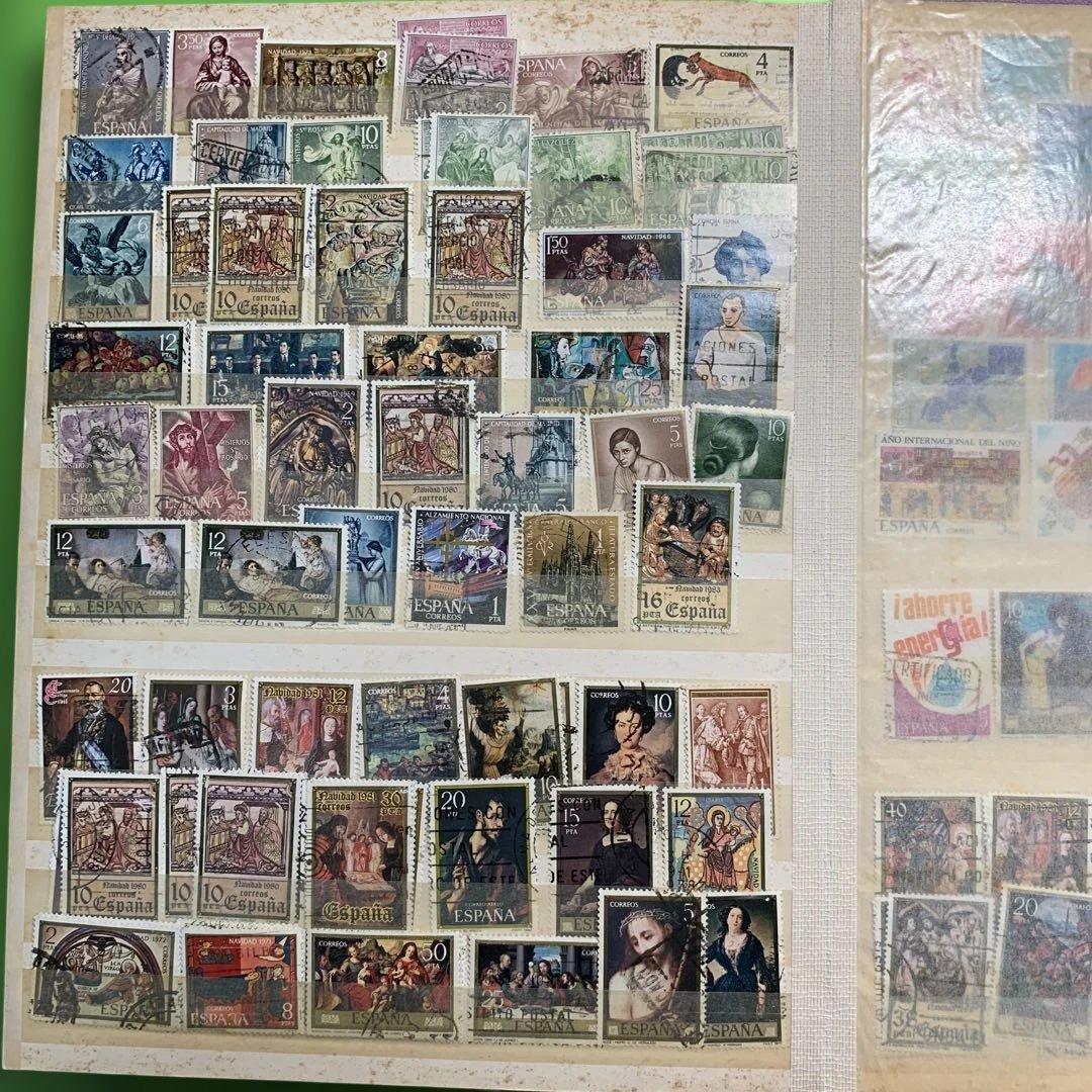 322 スペインの使用済み切手