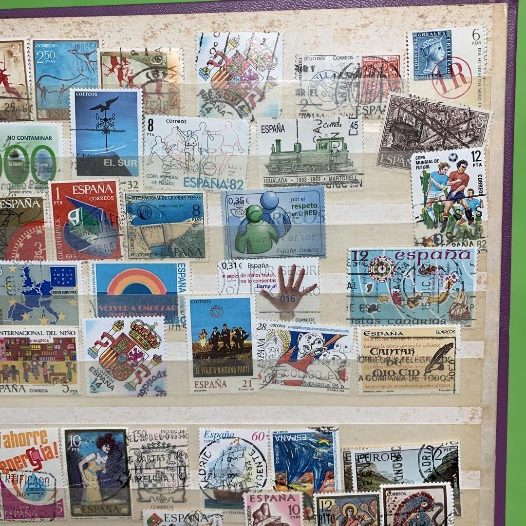 322 スペインの使用済み切手