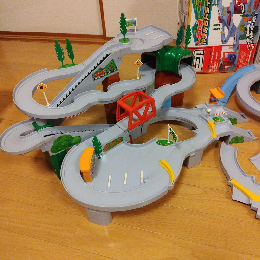 動作OK 小物完備トミカ峠やまみちドライブ 高速道路にぎやかドライブ セット