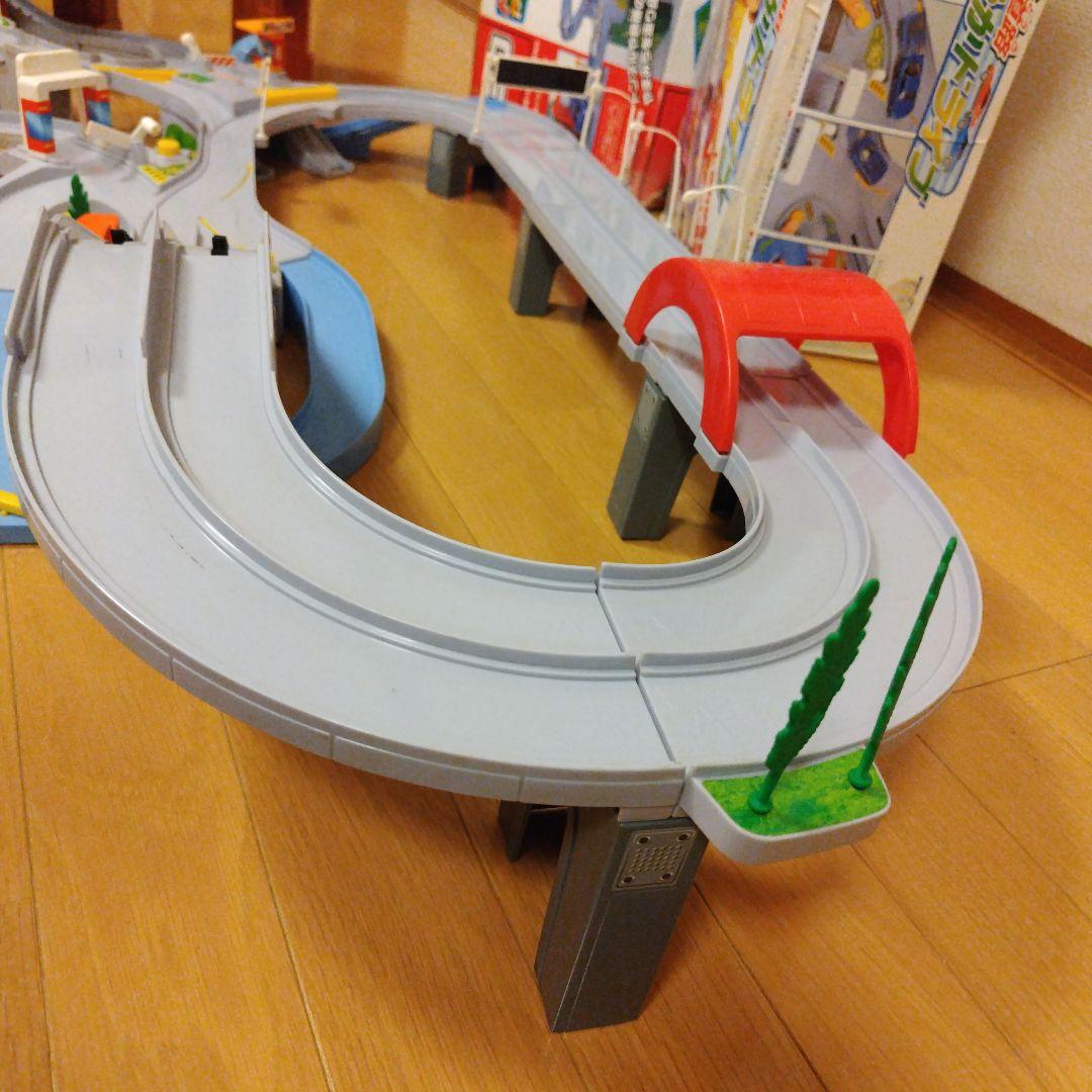 動作OK 小物完備トミカ峠やまみちドライブ 高速道路にぎやかドライブ セット