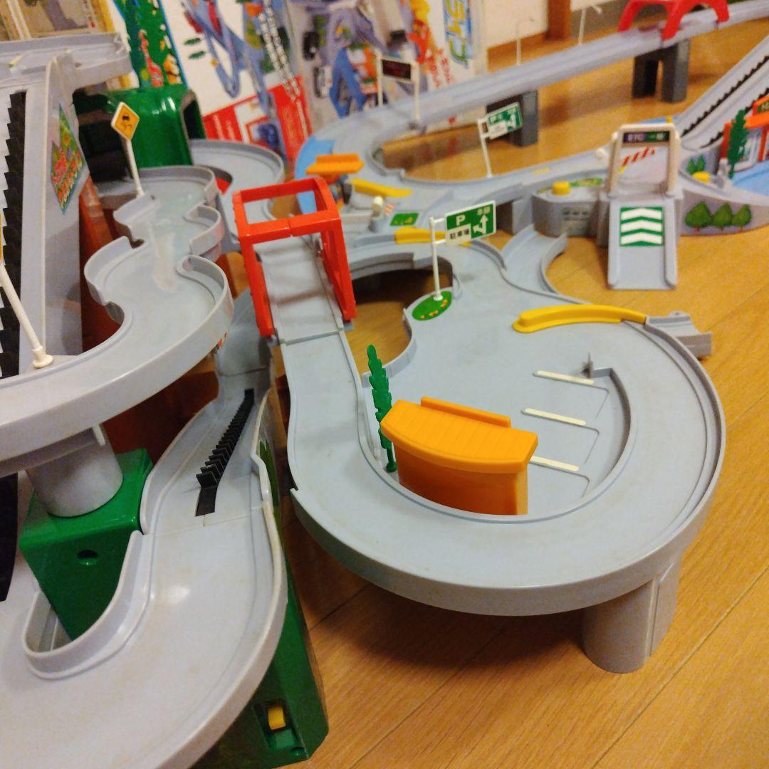 動作OK 小物完備トミカ峠やまみちドライブ 高速道路にぎやかドライブ セット