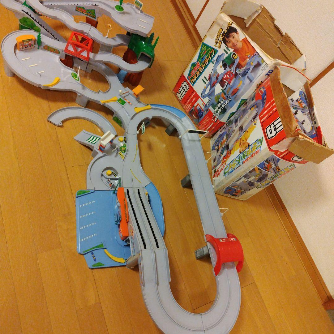 動作OK 小物完備トミカ峠やまみちドライブ 高速道路にぎやかドライブ セット