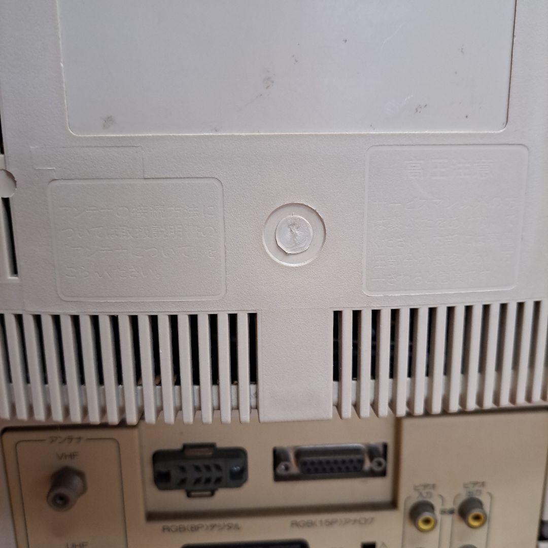 NECカラーテレビPC-TV352型　2 AUTO SCAN　ブラウン管モニター