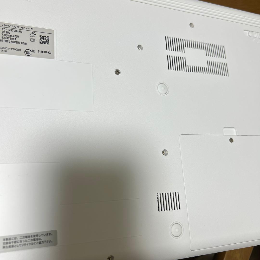 Windowsノート本体 PC-NS700JAW