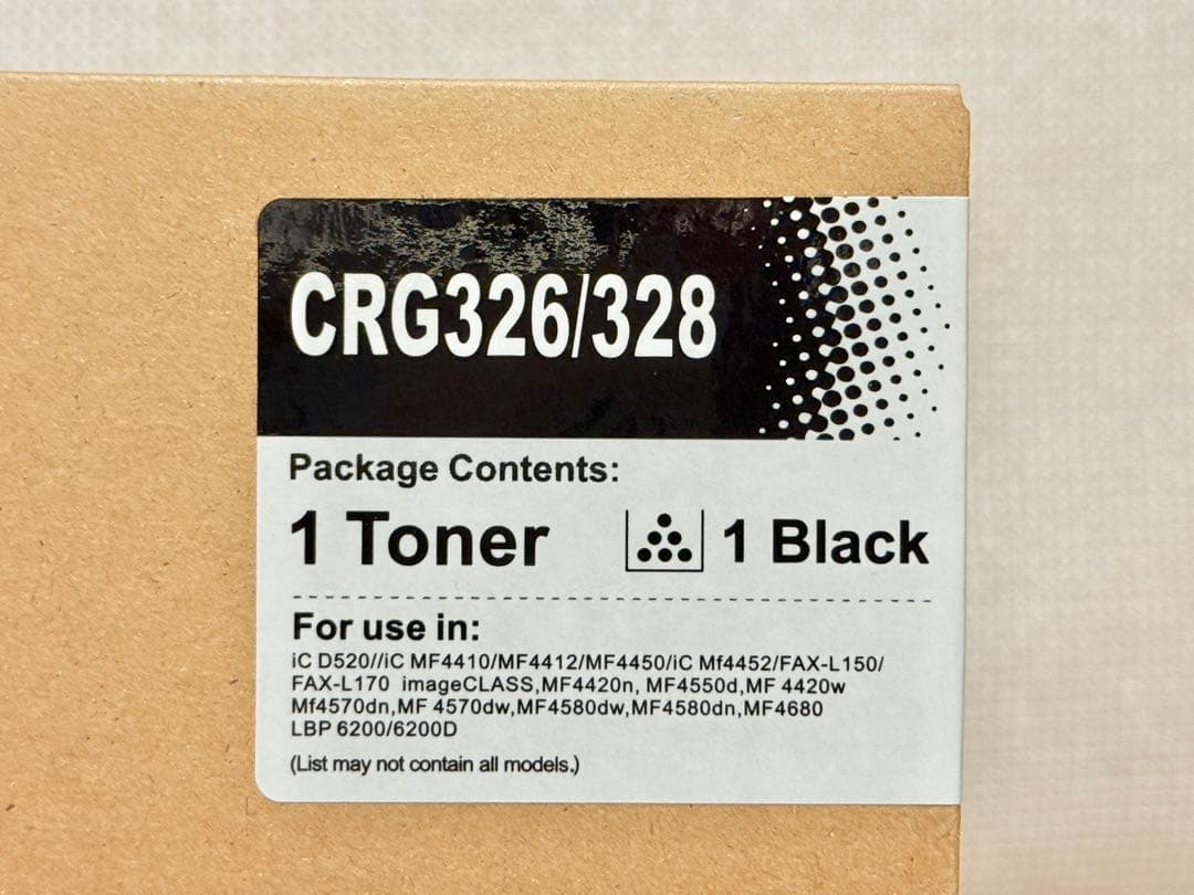 【新品9個】CRG326/328 トナーカートリッジ（ブラック）9個セット
