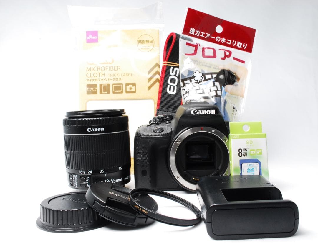 【新品級】Canon Kiss X7 レンズセット スマホ転送 初心者おススメ