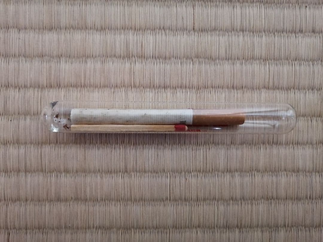 ガラスinMarlboro&マッチ　「IN CASE OF EMERGENCY」