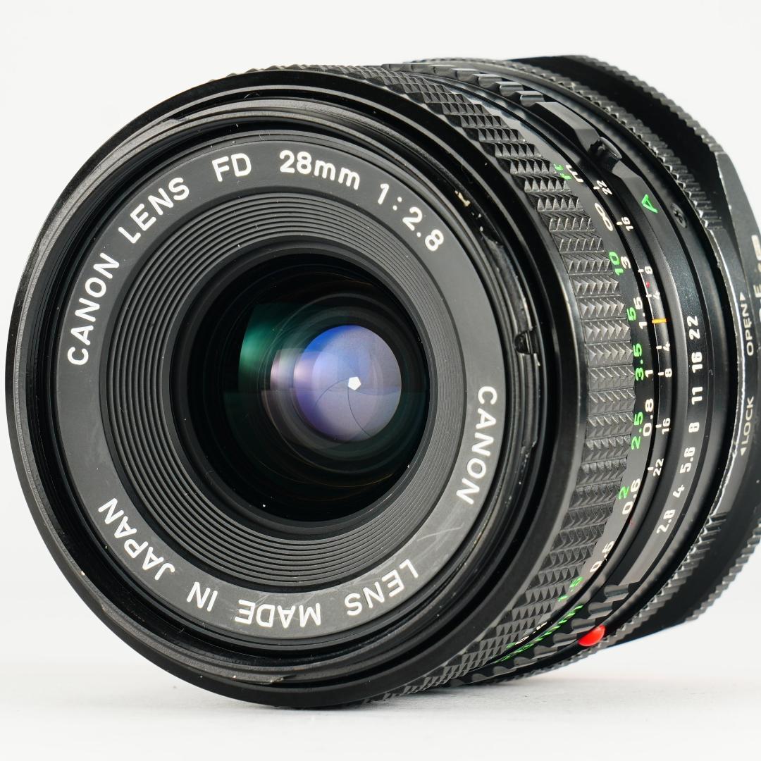 【極美品】Canon New FD 28mm F2.8 キャノン 065