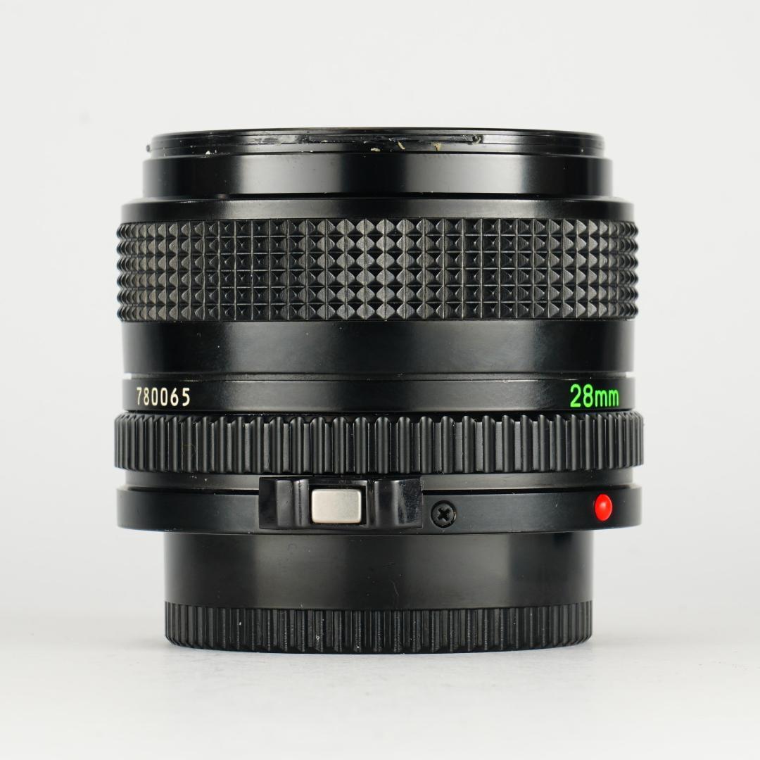 【極美品】Canon New FD 28mm F2.8 キャノン 065