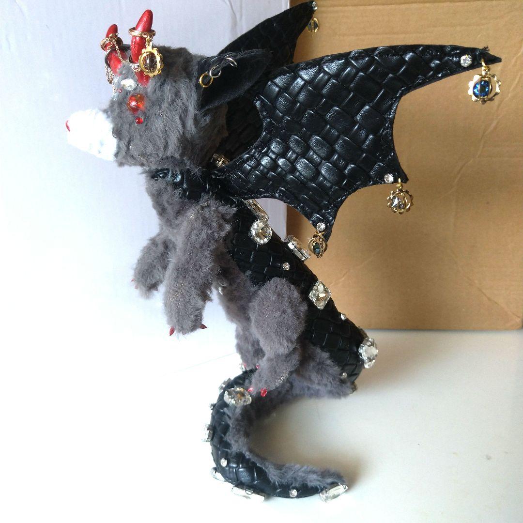 妖精？ハロウィン？小龍③架空空想生物人形 アートドール ハンドメイド(説明欄必読