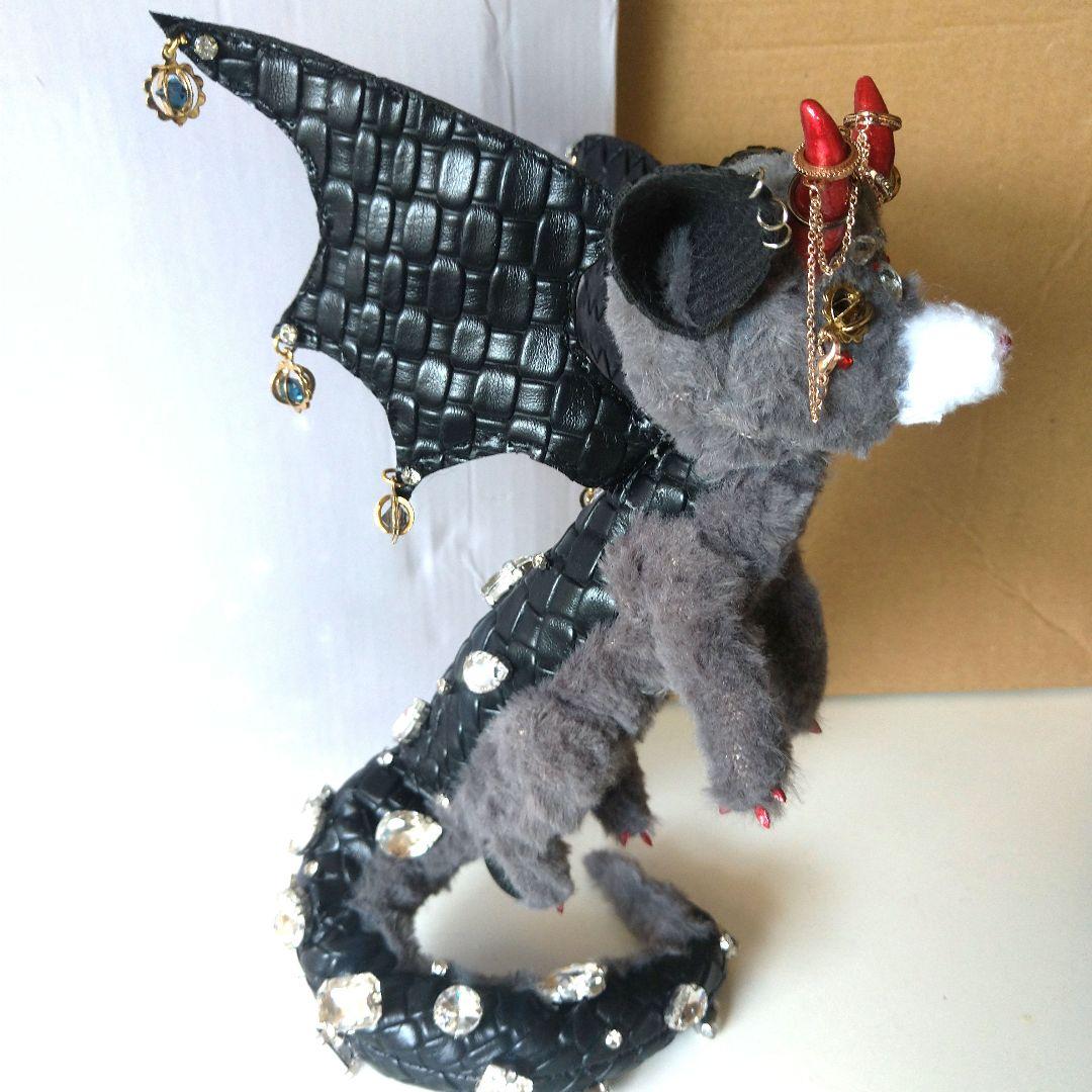 妖精？ハロウィン？小龍③架空空想生物人形 アートドール ハンドメイド(説明欄必読