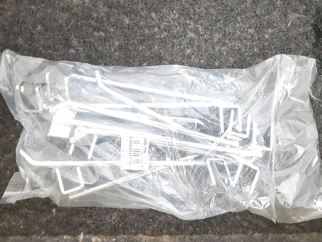 角バー用フック　15cm　100本