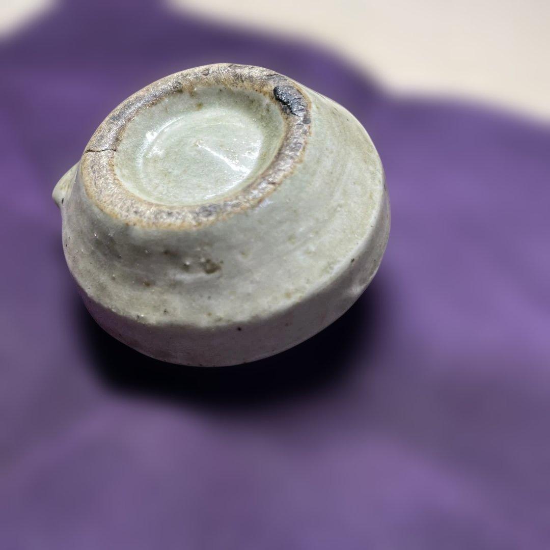 益子焼　浜田庄司　赤絵水滴　箱なし