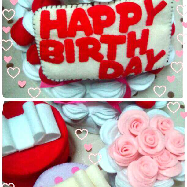 フェルトままごと  バースデイケーキ＆ウエディングケーキ  オーダー受付中♥