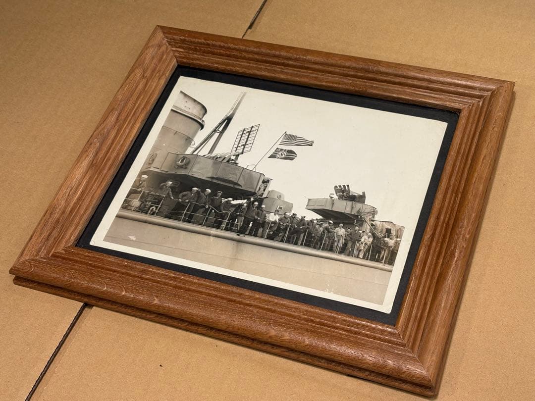 ビンテージ　フォト　写真　40s US NAVY フレーム付き