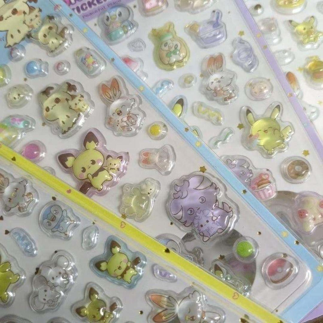 1箱12枚入【日本未発売韓国限定】ポケモン キャンディ ボンボン ステッカー