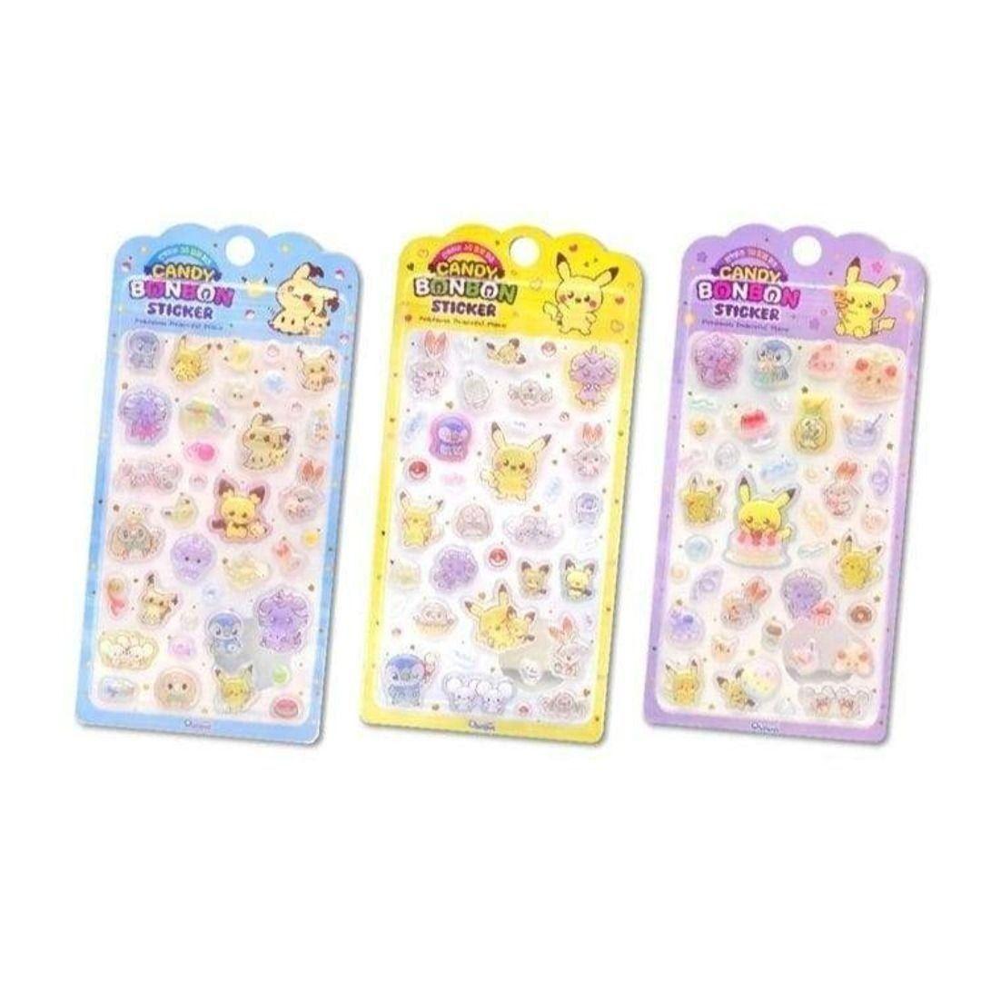 1箱12枚入【日本未発売韓国限定】ポケモン キャンディ ボンボン ステッカー