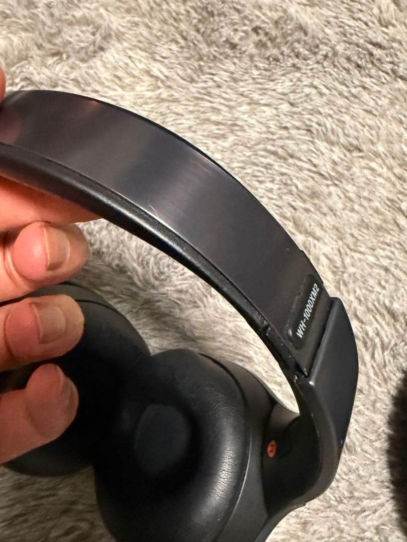 Sony WH-1000XM2ワイヤレスヘッドホン 黒 付属品あり