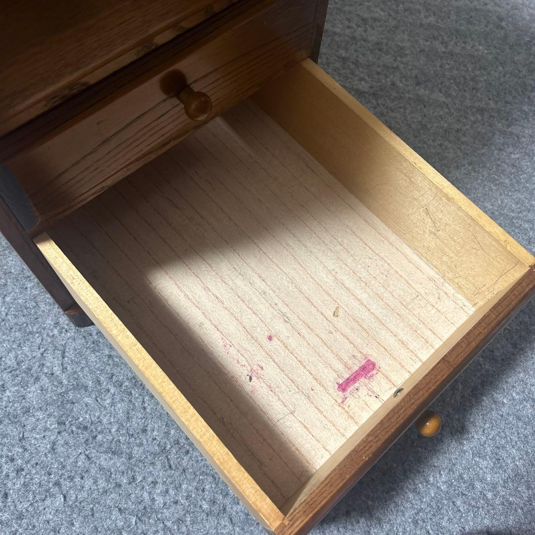 木製 小箪笥 5段 和風 レトロ チェスト タンス 小物・書類収納に◎
