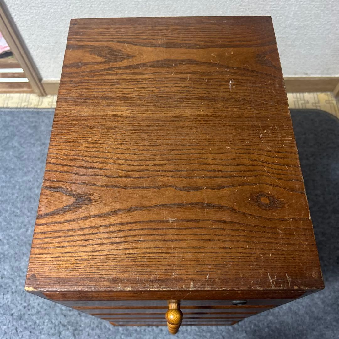 木製 小箪笥 5段 和風 レトロ チェスト タンス 小物・書類収納に◎