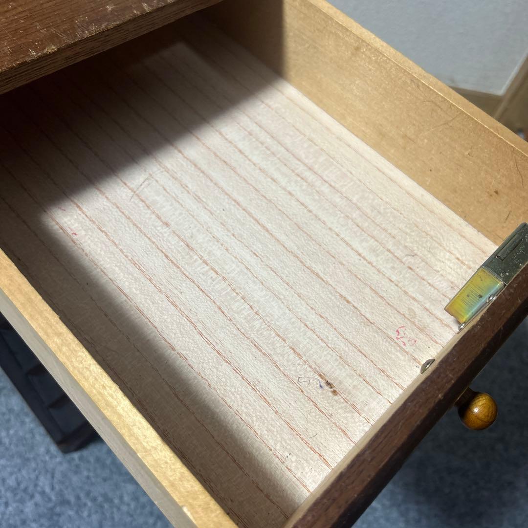 木製 小箪笥 5段 和風 レトロ チェスト タンス 小物・書類収納に◎