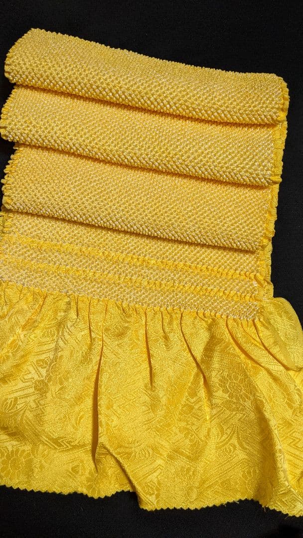 未使用　振袖　帯揚げ　3点セット