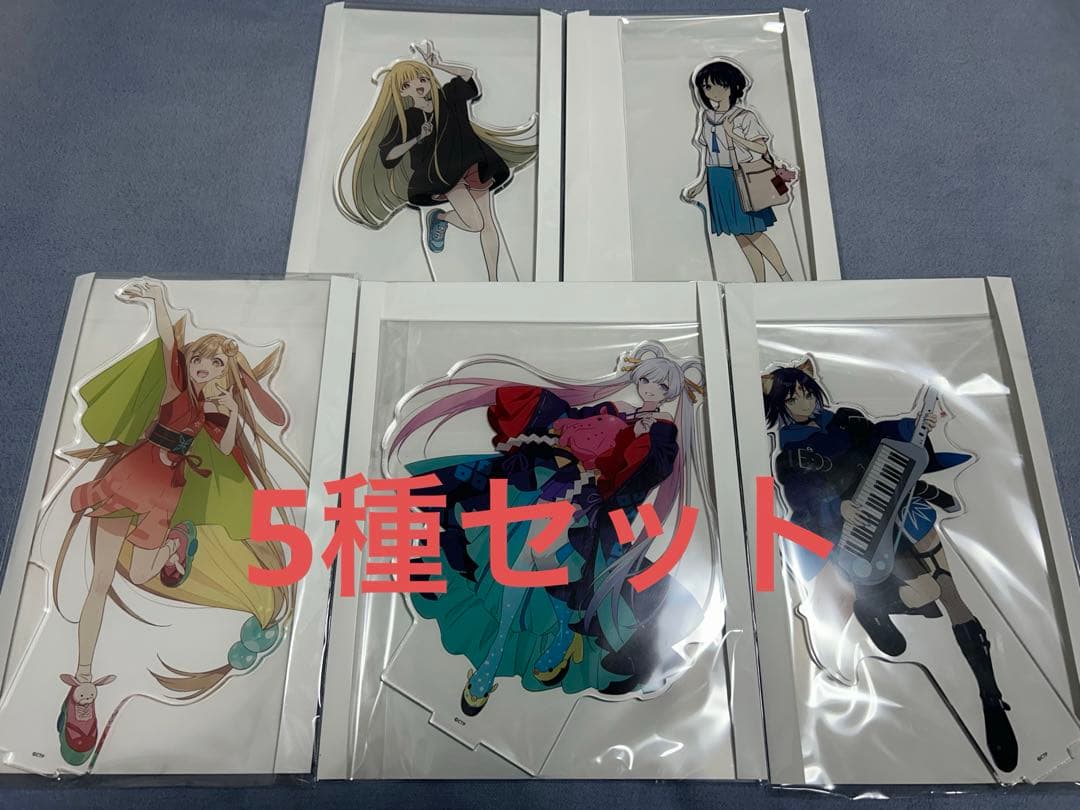 超かぐや姫！ 渋谷TSUTAYA 特大アクリルスタンド　5種セット