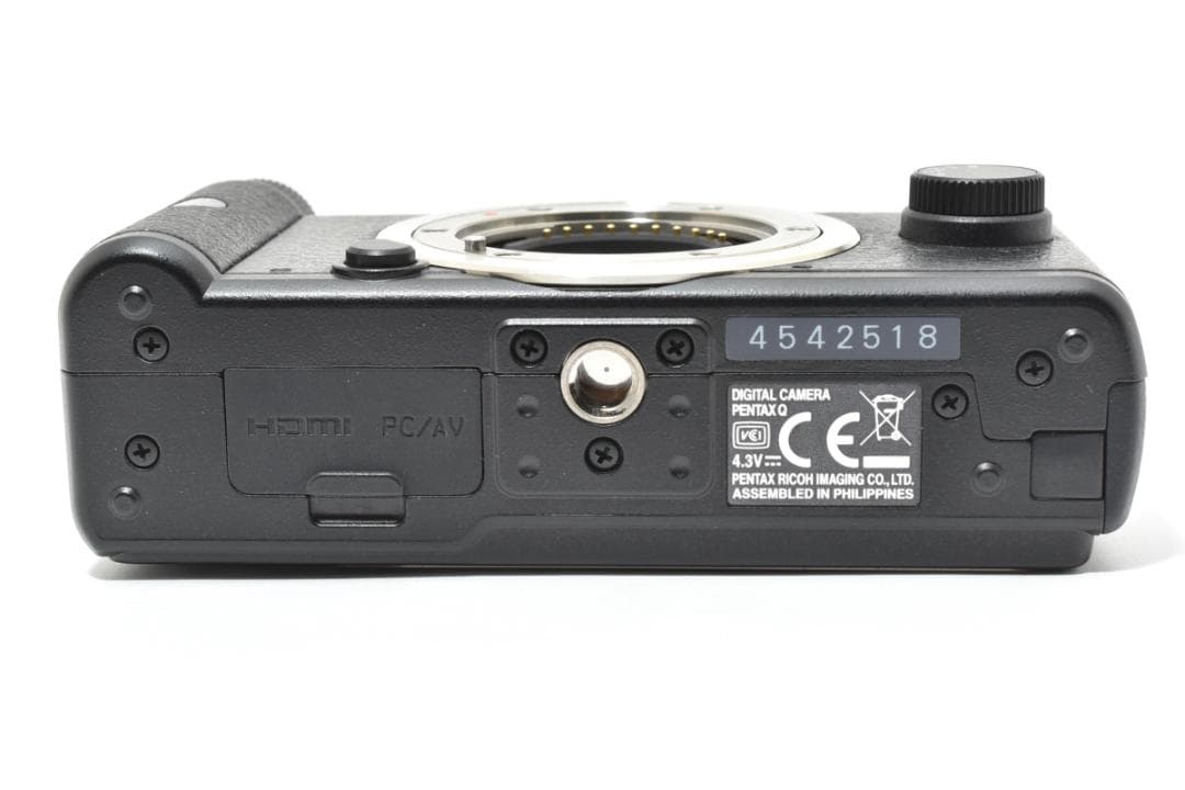 超美品 ペンタックス Q ミラーレスデジタルカメラボディ ブラック Pentax