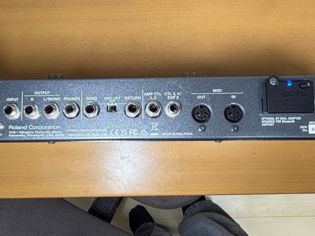 BOSS GX100 BT DUAL ハードケース USBケーブル付き