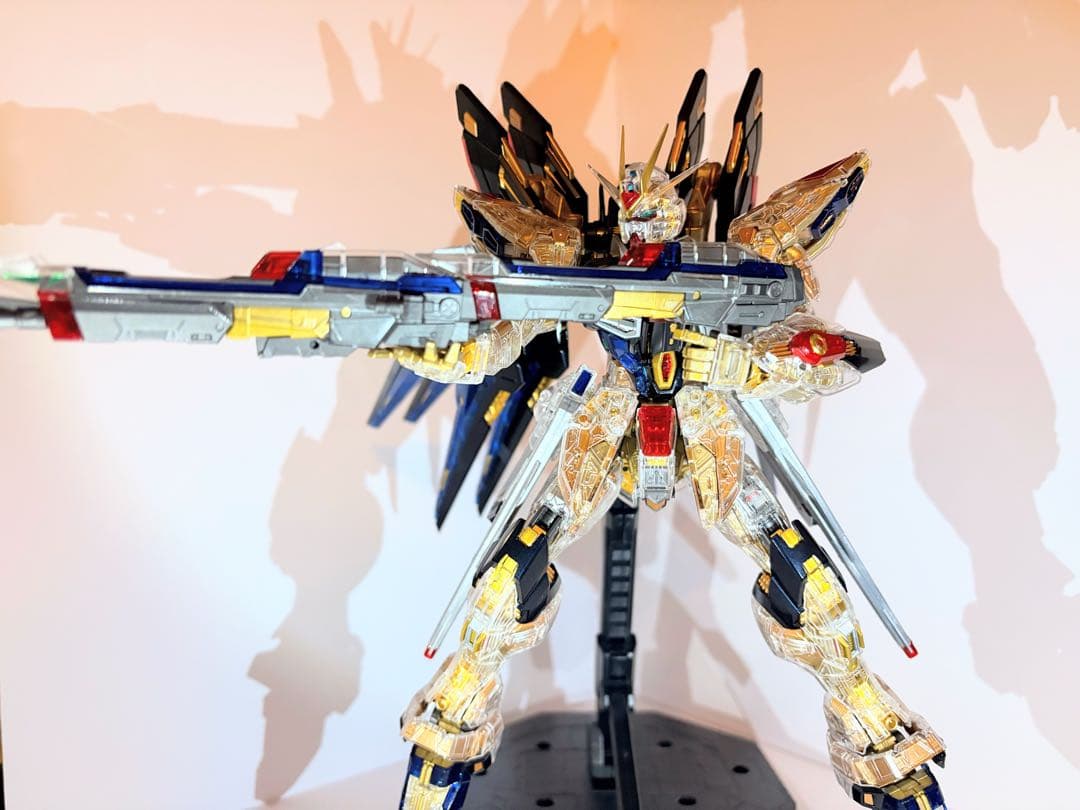 MGEX ストライクフリーダムガンダム メカニカルクリア塗装