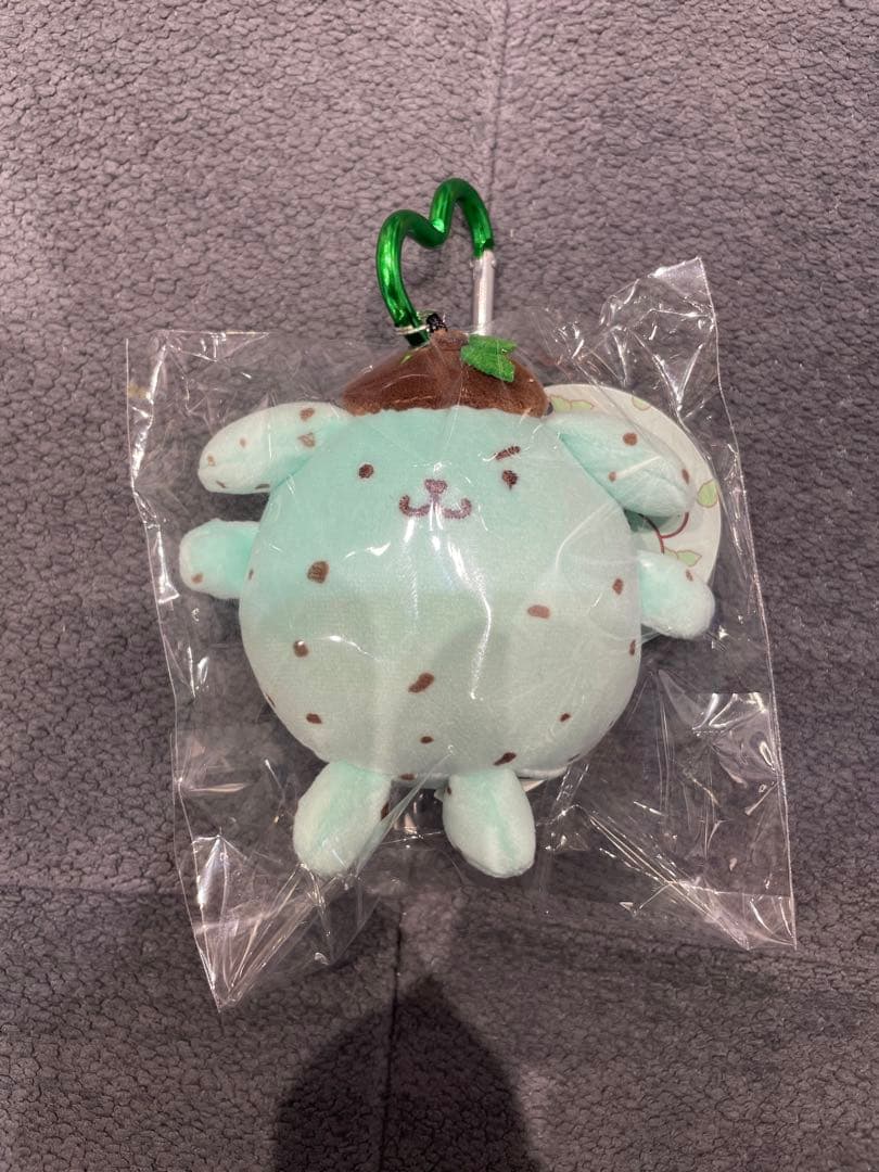 ポムポムプリン　マスコット　ハッピーフレーバーむにゅぐるみパティオ 4点セット