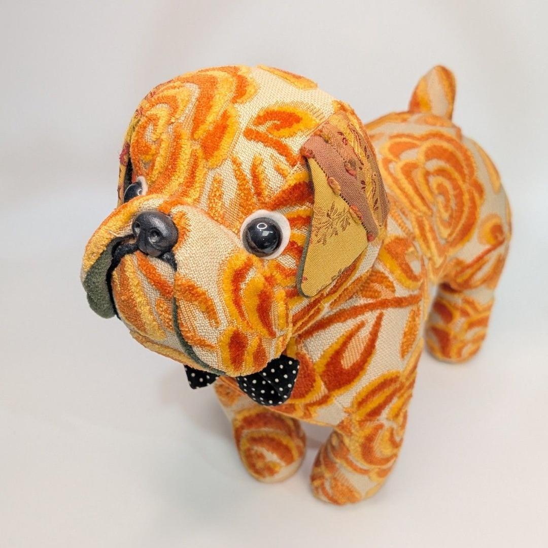 ブルドッグ パグ ぬいぐるみ 3点セット 個性的 わんこ 現状品 おおきめ 犬