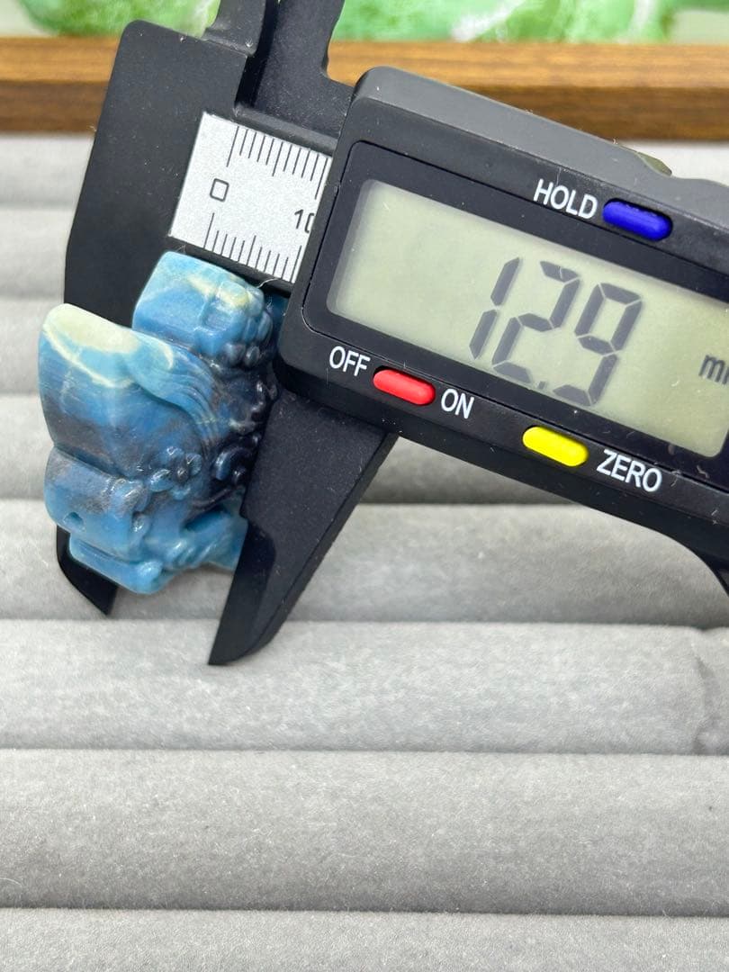 mi様　おまとめ　天然石トロレアイトパーツ　きつね仮面　No.2123