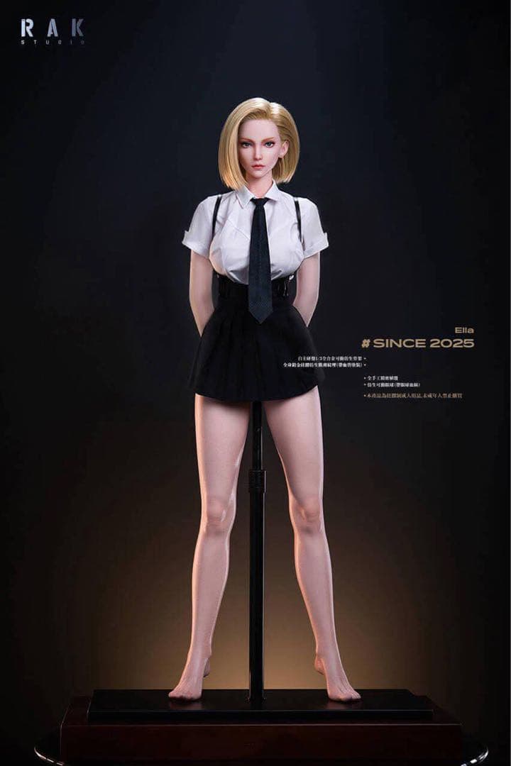 ☆ラス2 人造人間18号 シリコン フィギュア ドラゴンボール スタチュー