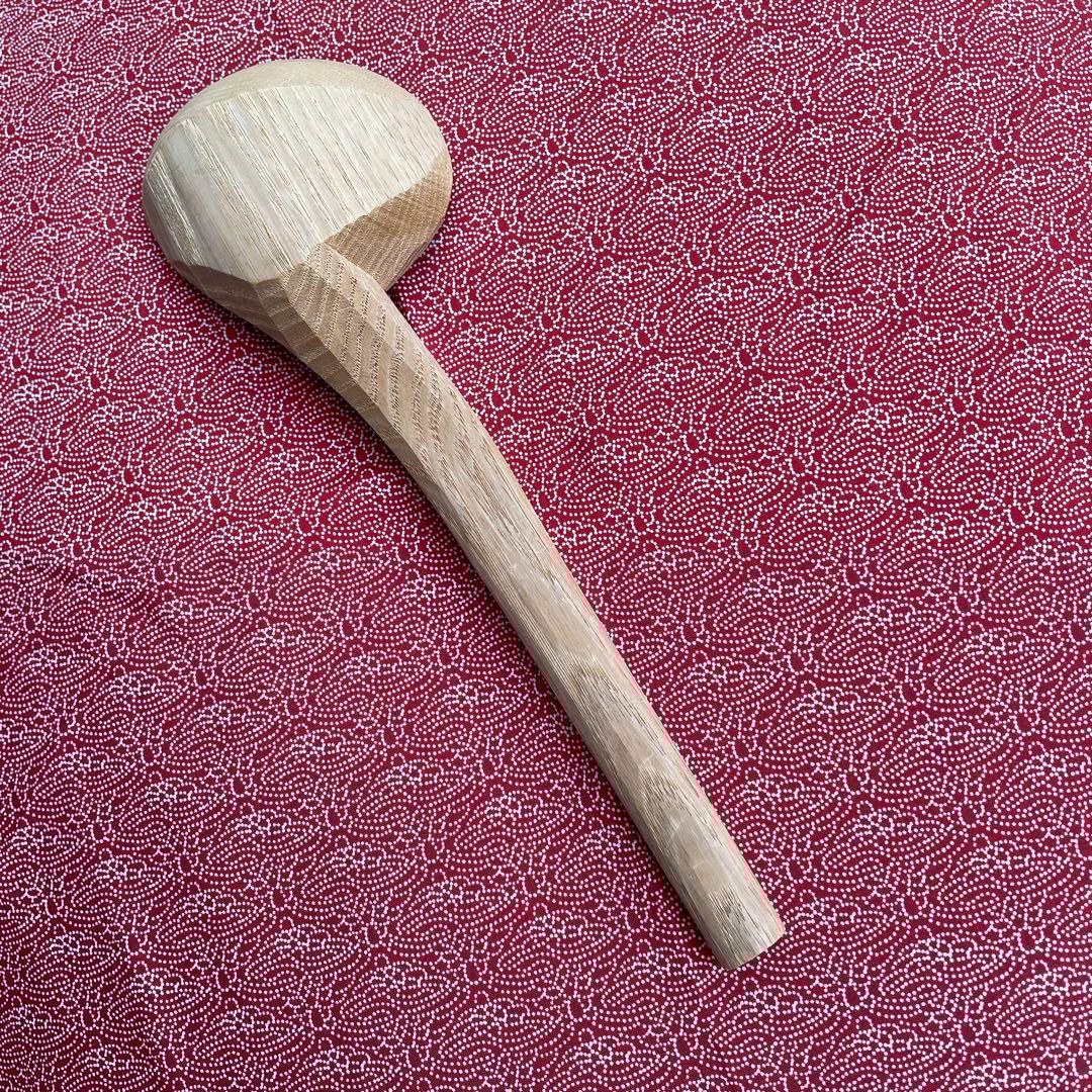 栗の木 お玉 ぜんまい杓子 奈良大塔 新子薫