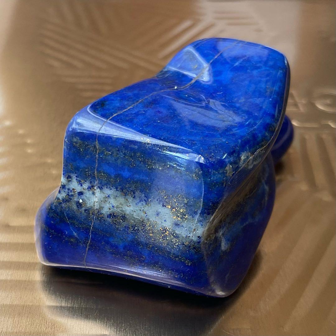 【あ】ラピスラズリ114ｇ 原石 アフガニスタン産 天然石　インテリア