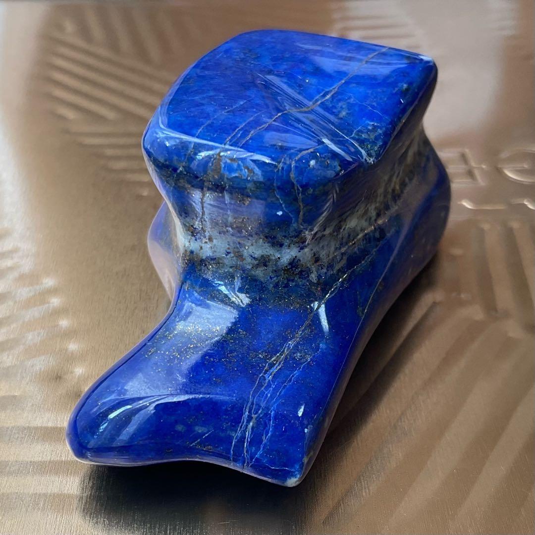 【あ】ラピスラズリ114ｇ 原石 アフガニスタン産 天然石　インテリア