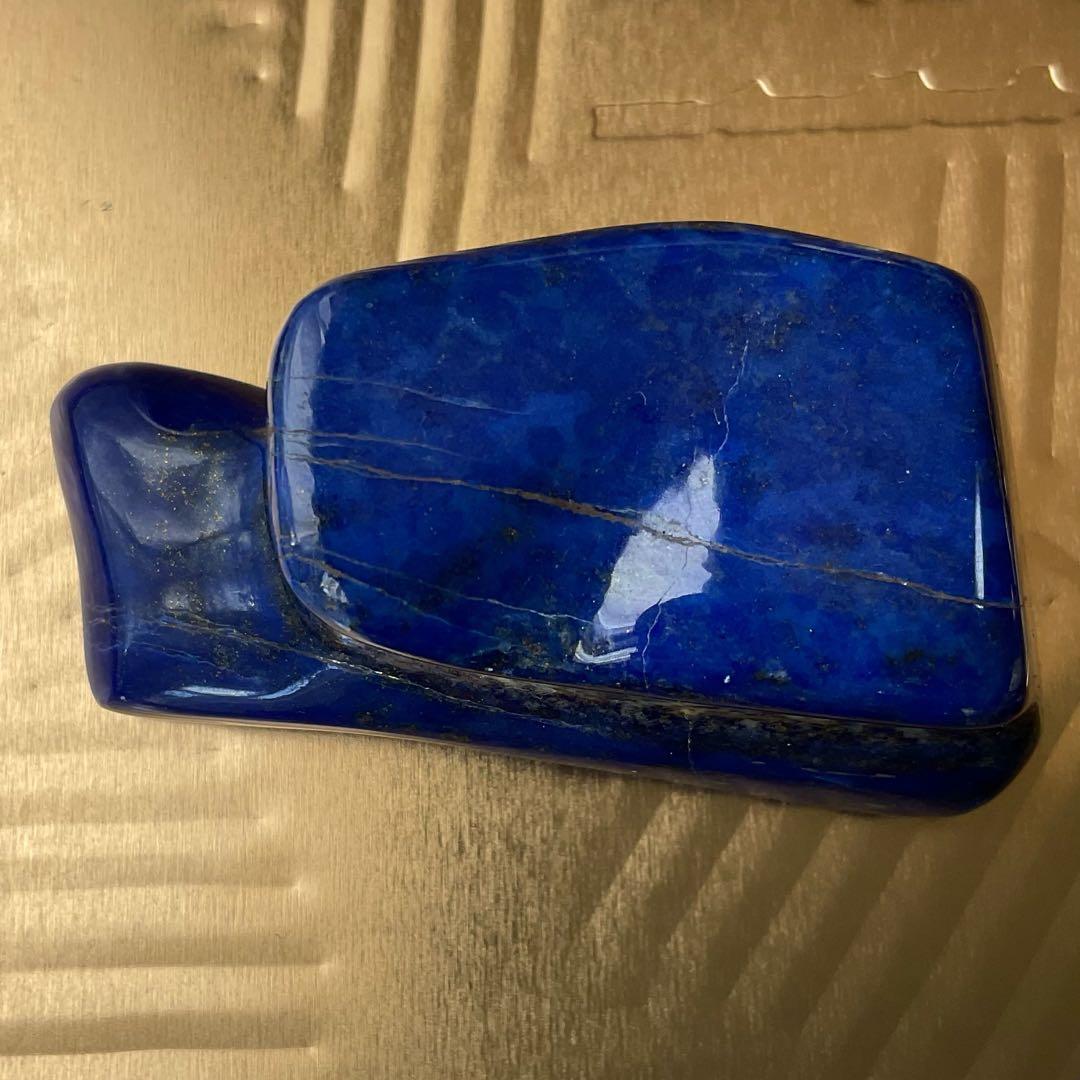 【あ】ラピスラズリ114ｇ 原石 アフガニスタン産 天然石　インテリア