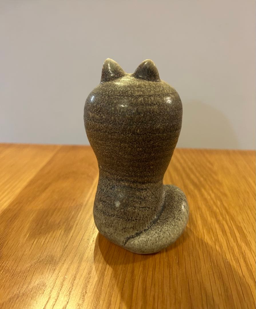 リサラーソン Lisa Larson マヤ 2個 陶器 置き物 ネコ