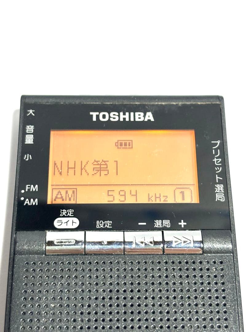 TOSHIBA FM/AMラジオ TY-SPR8 動作品②