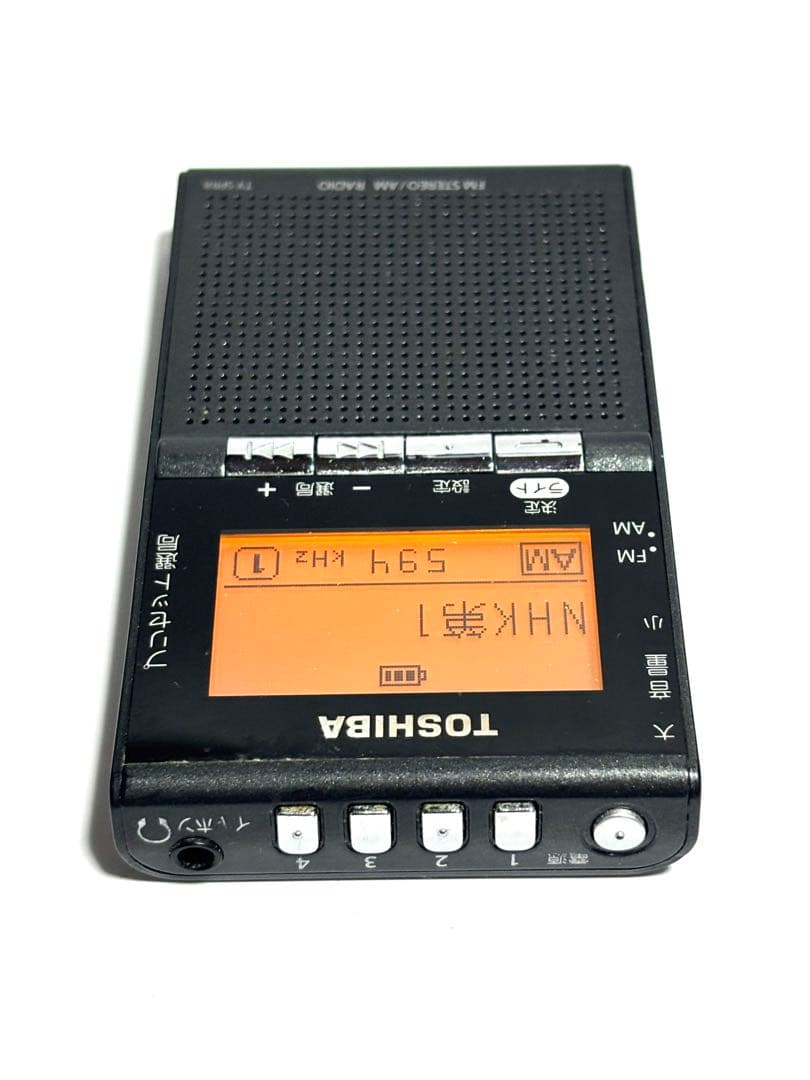 TOSHIBA FM/AMラジオ TY-SPR8 動作品②