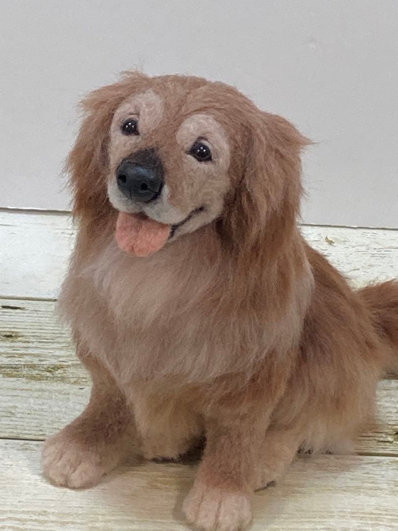 羊毛フェルト　ゴールデンレトリバー　犬
