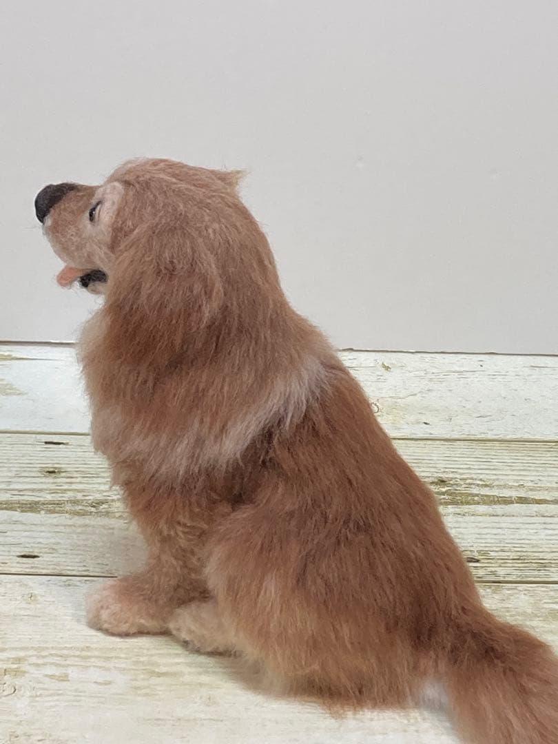 羊毛フェルト　ゴールデンレトリバー　犬