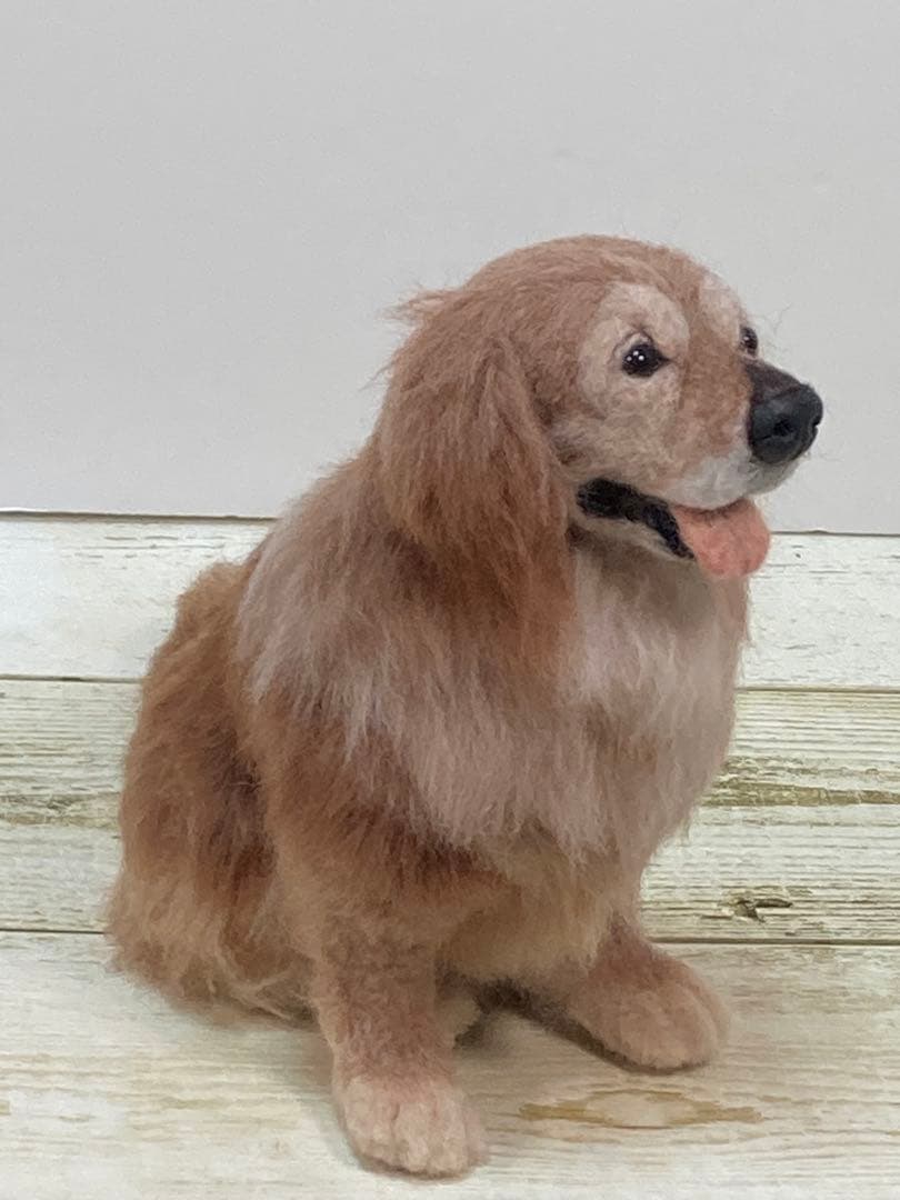 羊毛フェルト　ゴールデンレトリバー　犬