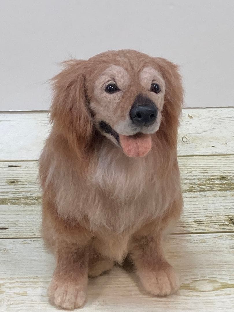 羊毛フェルト　ゴールデンレトリバー　犬