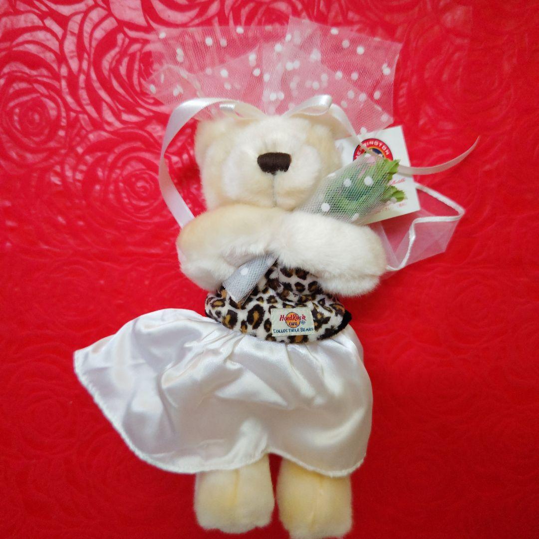 希少Hard Rock CAFE Wedding Bear Set（2004）
