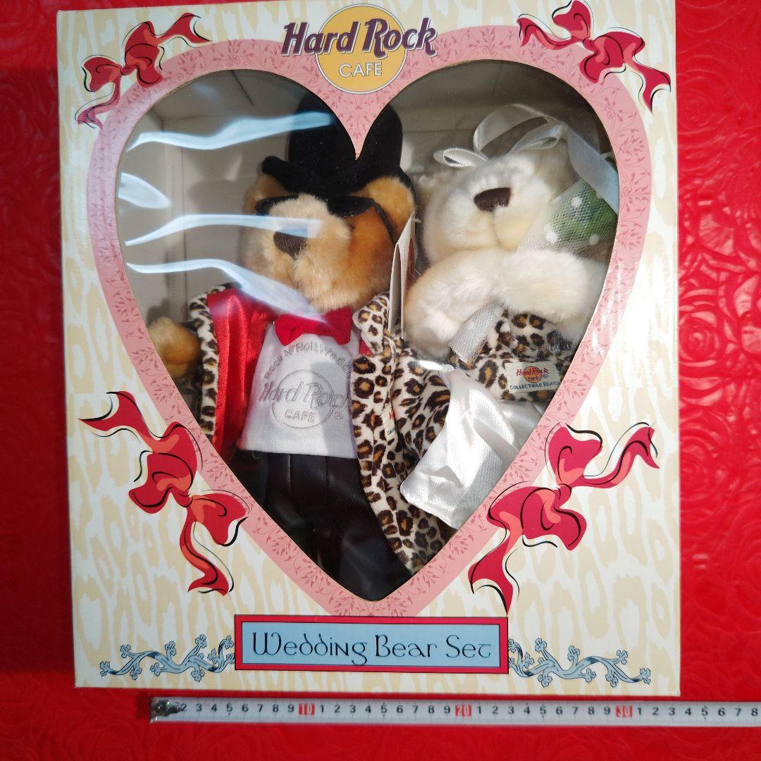 希少Hard Rock CAFE Wedding Bear Set（2004）