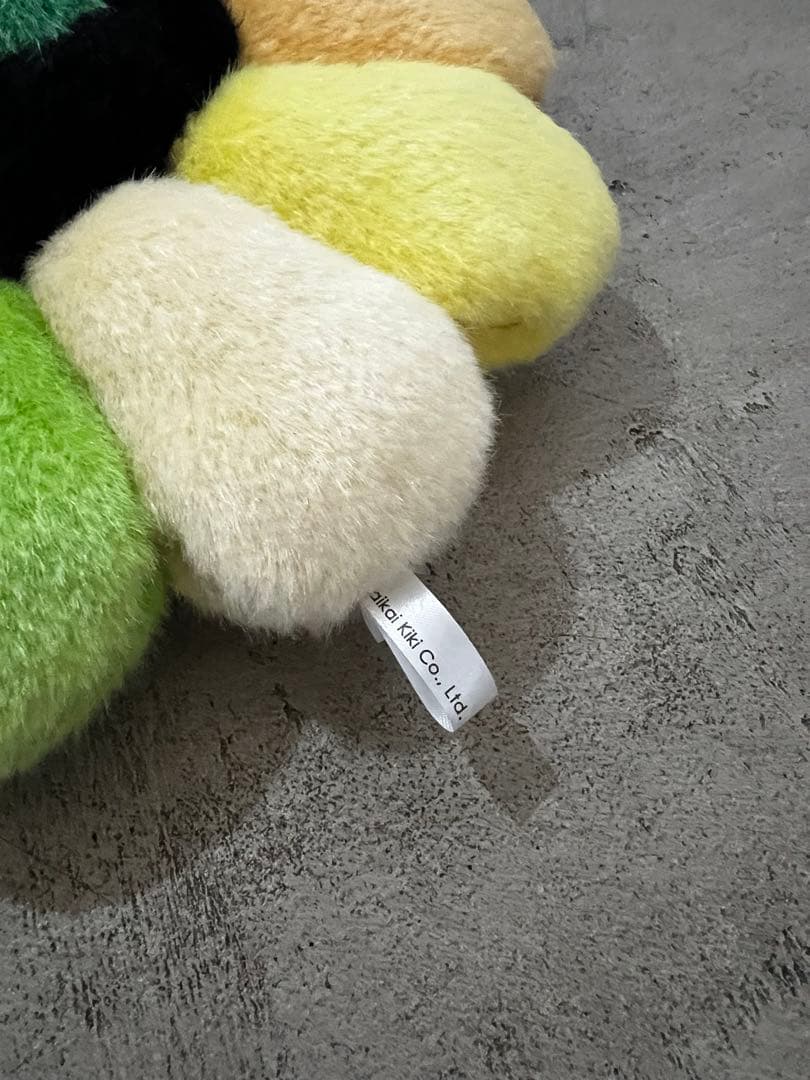 別売り可能 村上隆 フラワークッション 30cm レインボーカイカイキキ2点